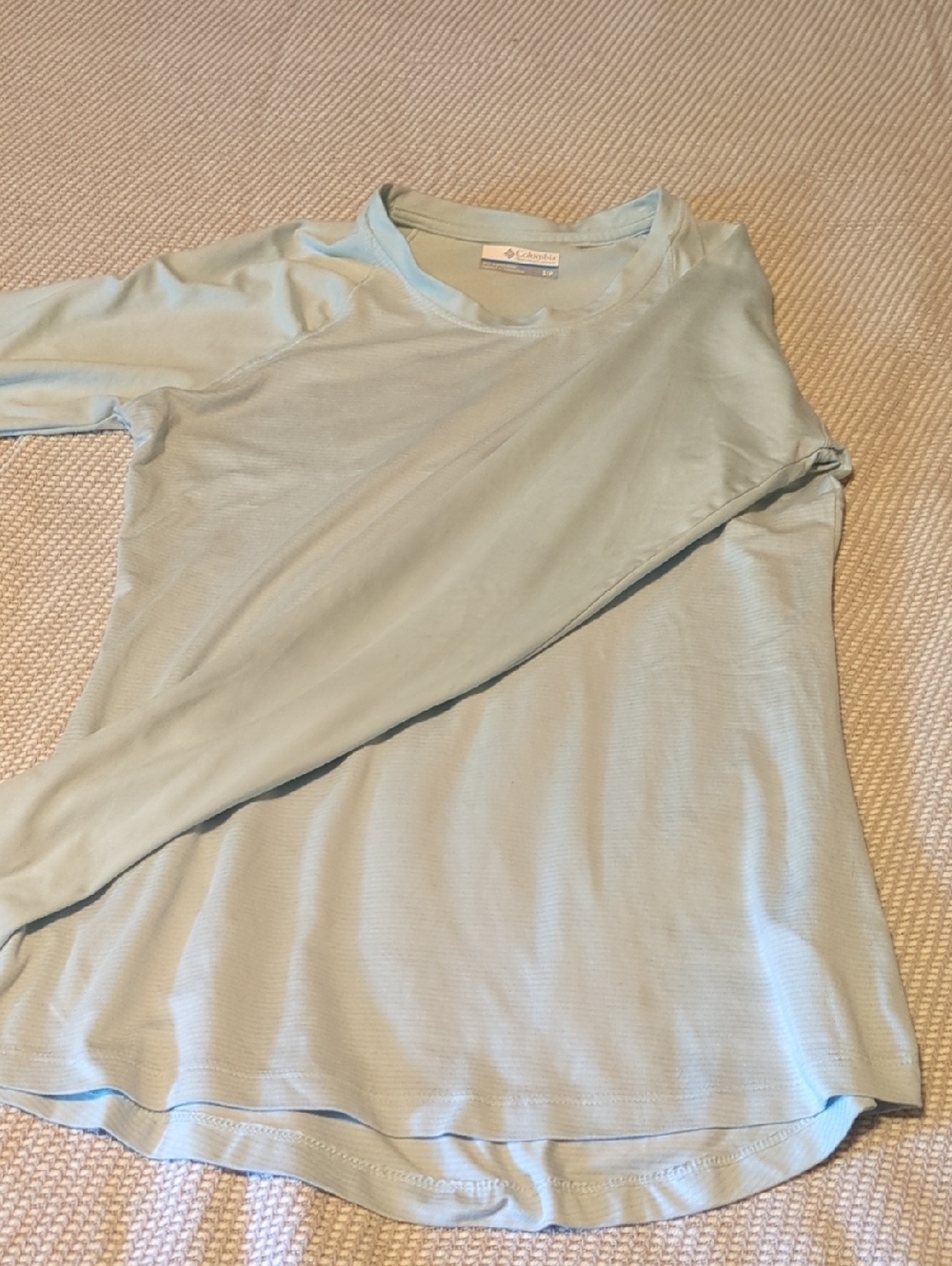 Columbia Pale Blue SPF Crew Neck Performance Tee